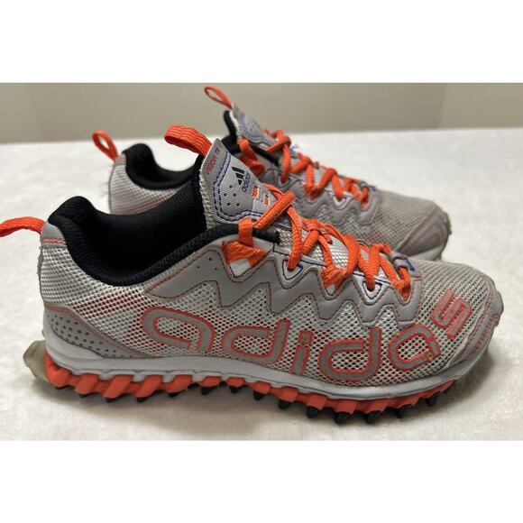 Adidas Shoes Women’s Size 6.5 Vigor TR Gray Orange Trail Running G66615 - Picture 1 of 8